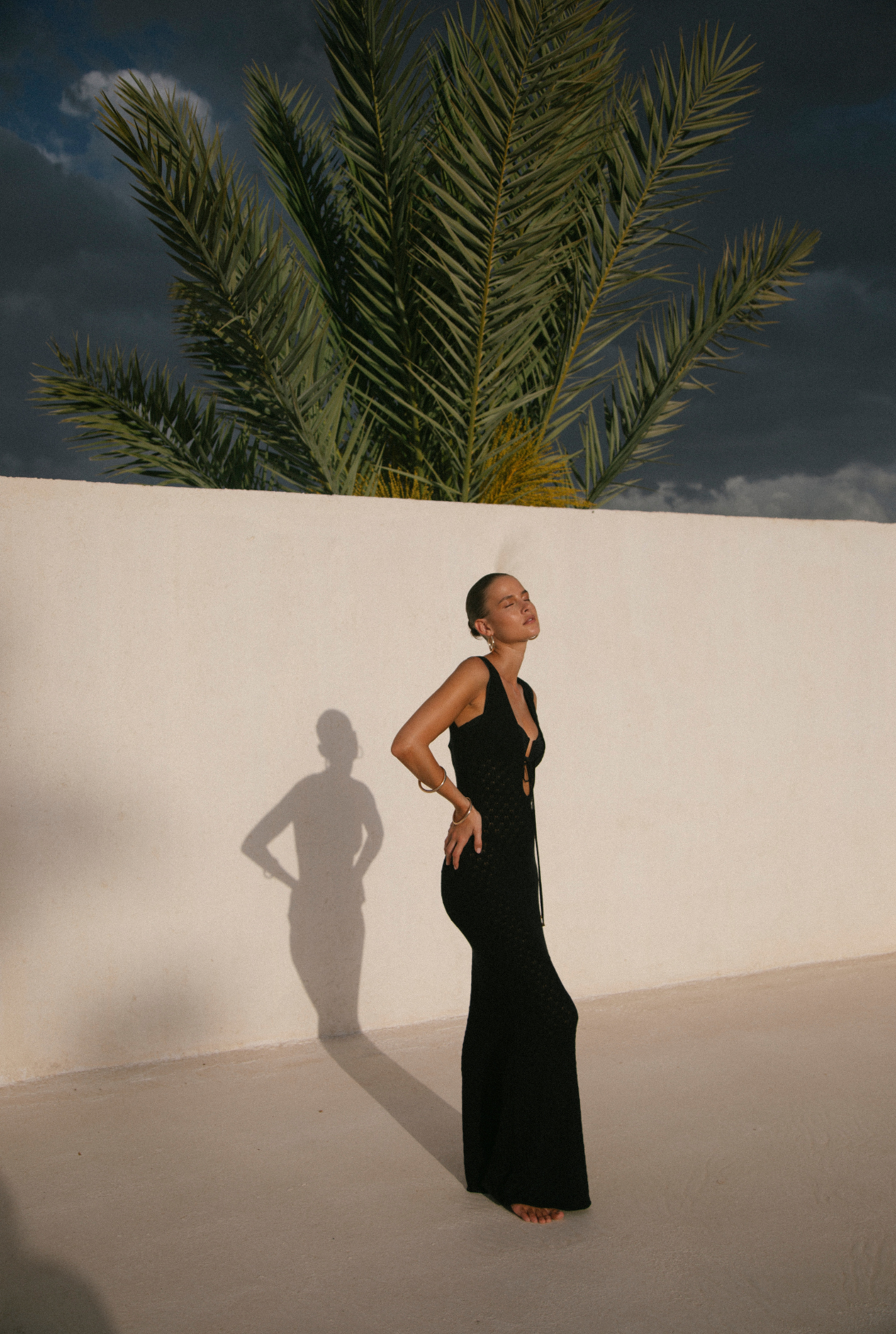 Seychelles Crochet Dress - Black (Reversible)