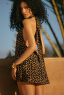 Ibiza Dress - Leopard Print