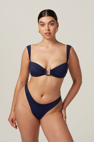 Cannes Top - Ocean Blue