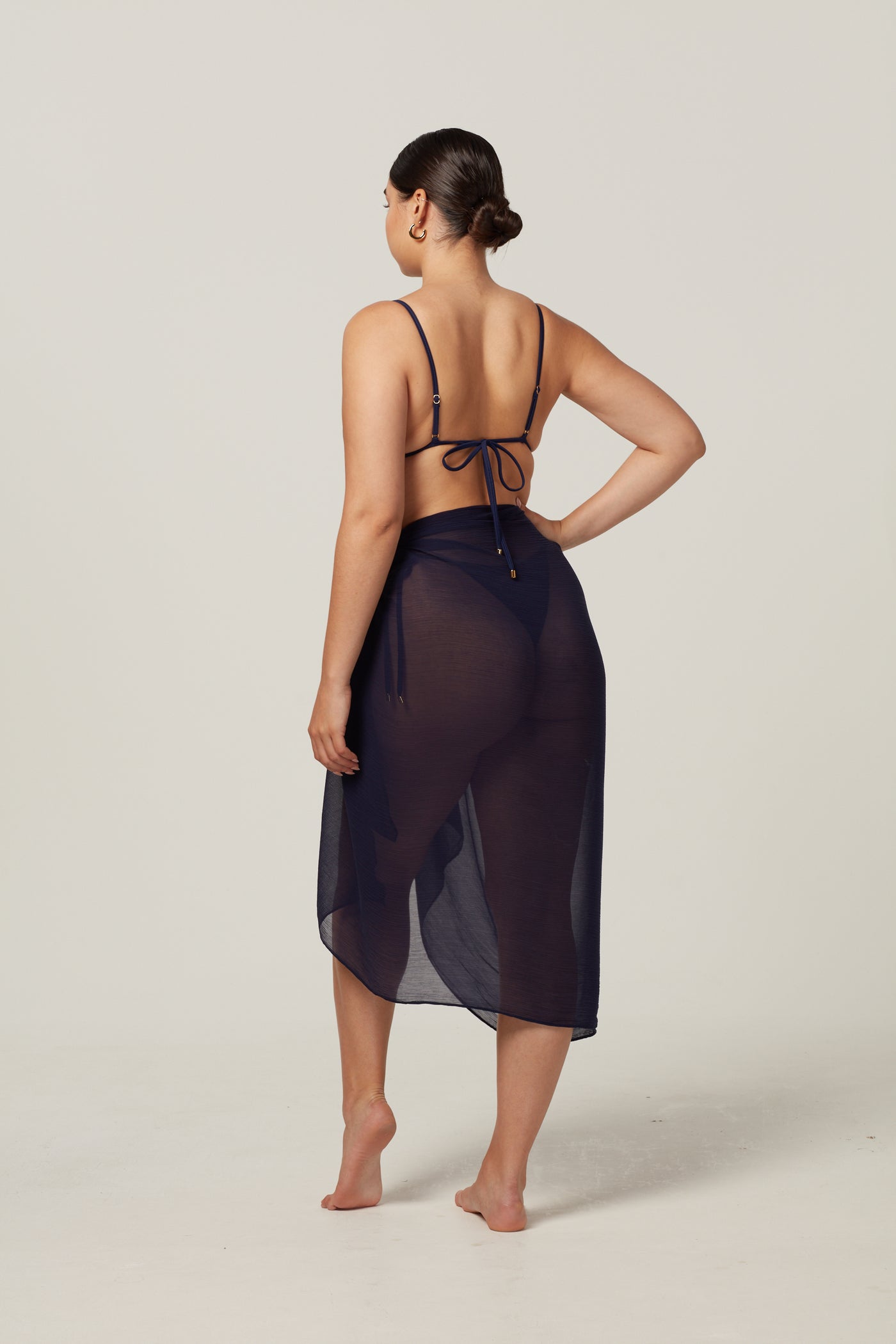 Santorini Sarong - Ocean Blue