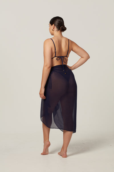 Santorini Sarong - Ocean Blue