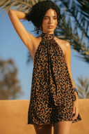 Ibiza Dress - Leopard Print