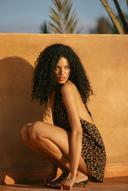 Ibiza Dress - Leopard Print