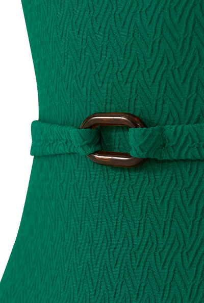 Hamptons One Piece - Emerald Texture