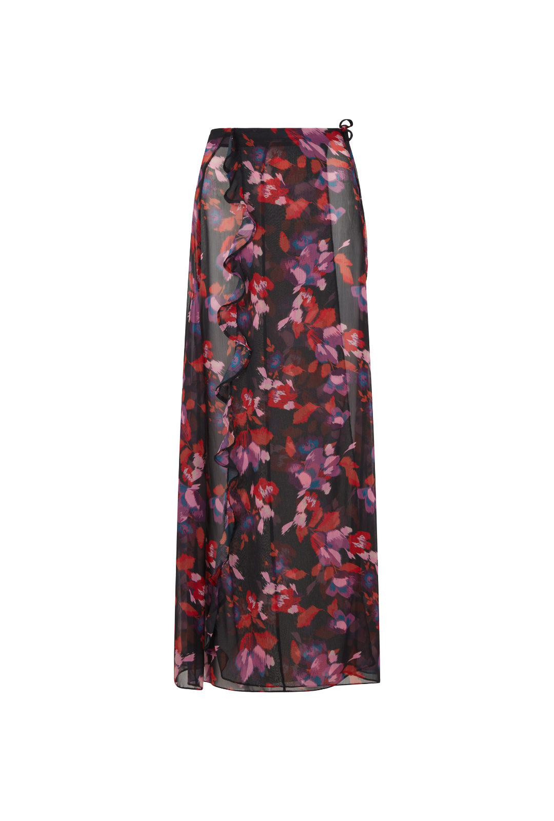 Barcelona Wrap Skirt - Hibiscus Print