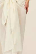 Paros Sarong - Ivory Crinkle