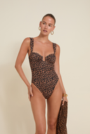 Cannes One Piece - Leopard Print