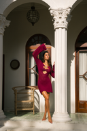 Havana Dress - Cassis