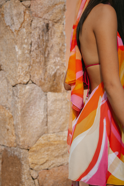 Ibiza Dress - Viva Soleil Print