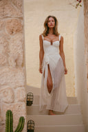 Palm Island Lace Skirt - Bridal White
