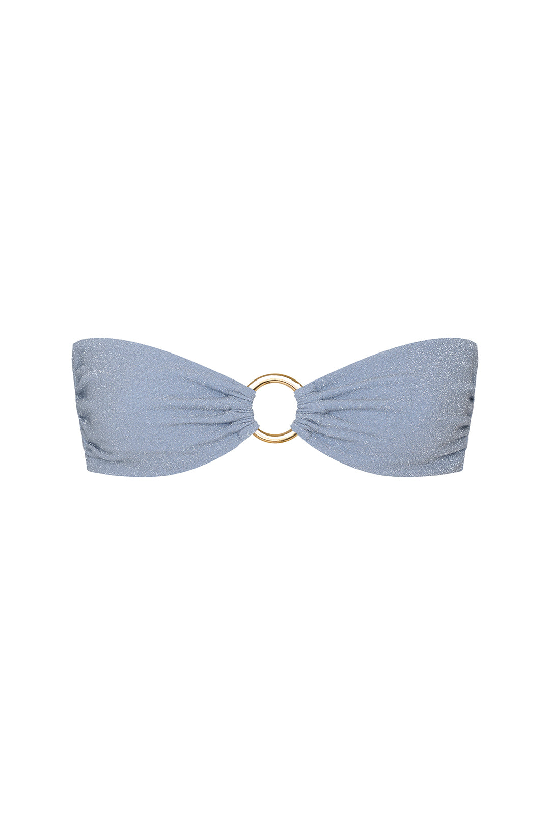 Acapulco Top - Ice Blue Lurex