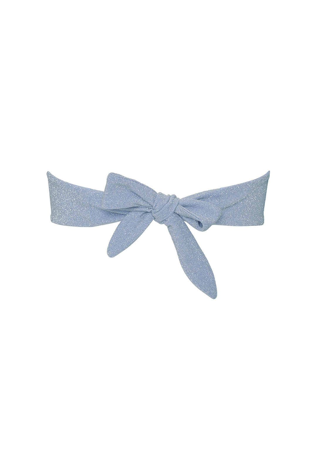 Acapulco Top - Ice Blue Lurex
