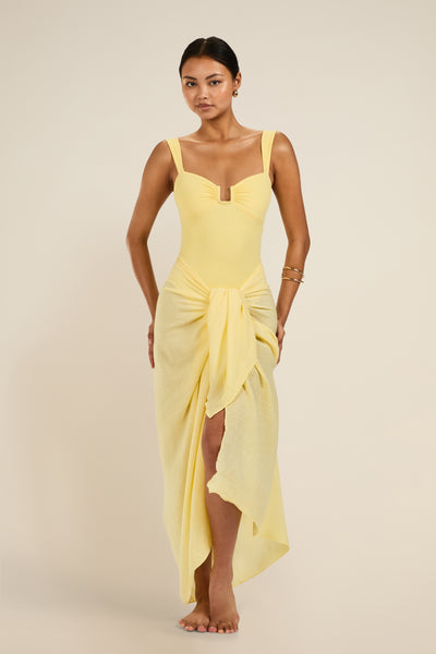 Paros Sarong - Buttercup Yellow