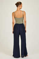 St Barts Pant - French Navy Crinkle