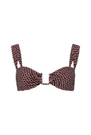 Cannes Top - Vintage Geo Print