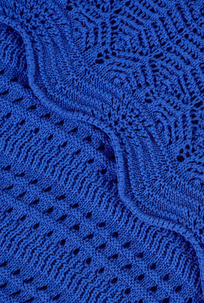 Giglio Crochet Skirt - Sicilian Blue