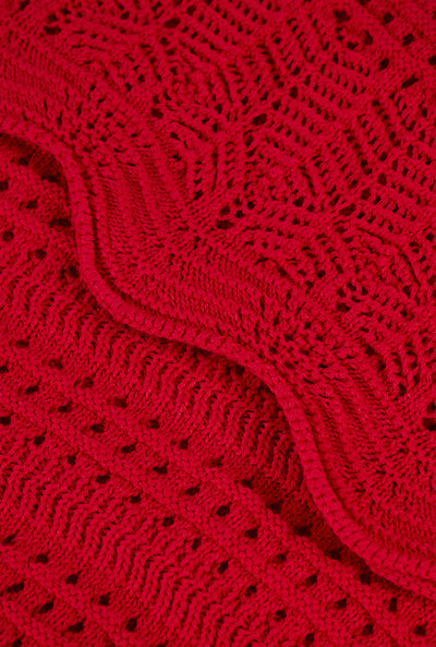 Giglio Crochet Skirt - Red