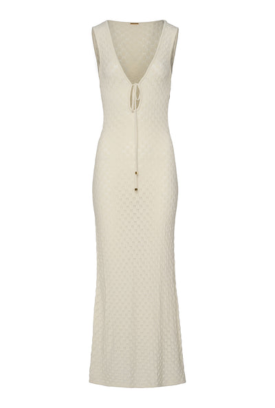 Seychelles Crochet Dress - Natural (Reversible)
