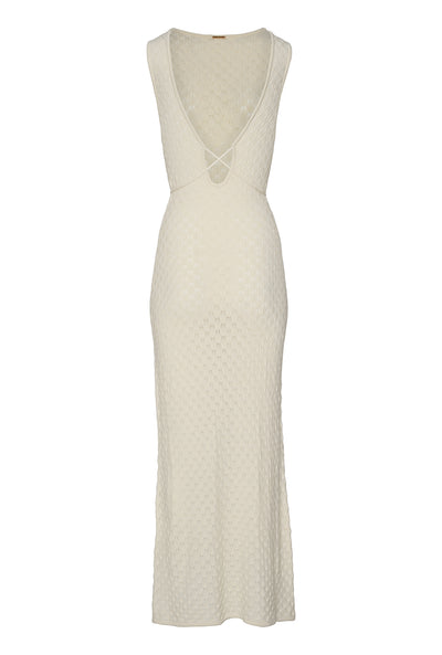 Seychelles Crochet Dress - Natural (Reversible)
