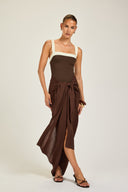 Grenada One Piece - Espresso/Ivory