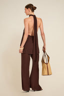 Ibiza Dress - Espresso Crinkle