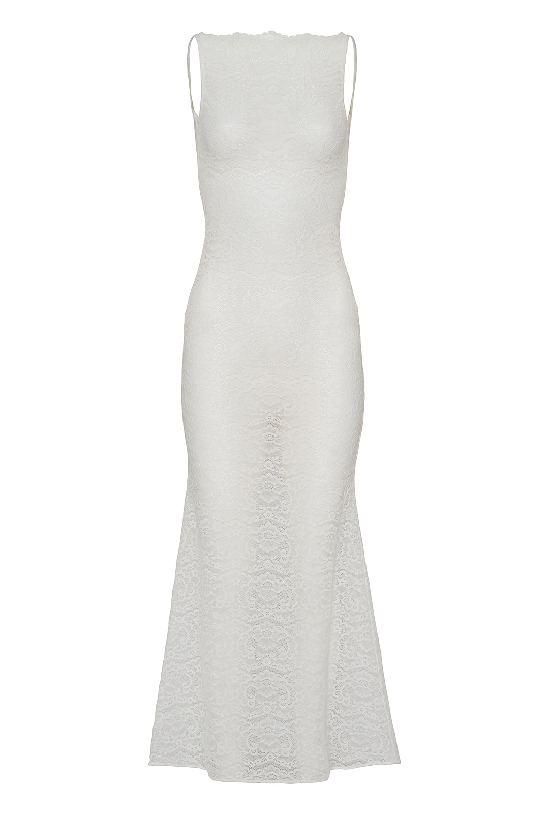 Vienna Lace Dress - Bridal White