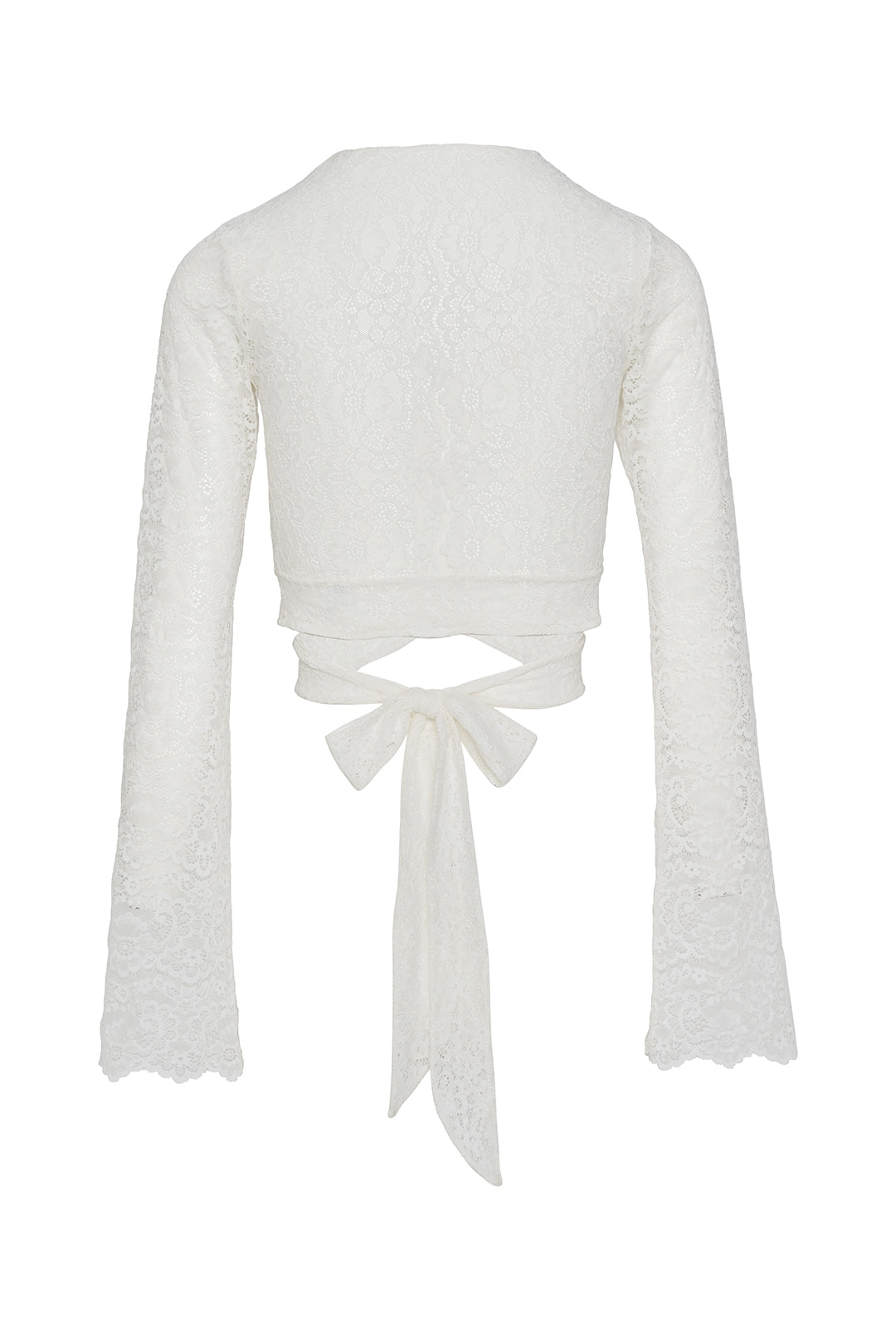 Palm Island Lace Top - Bridal White