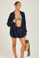 Maldives Short - French Navy Crinkle