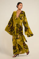 Morocco Kaftan - Chartreuse Floral