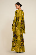 Morocco Kaftan - Chartreuse Floral