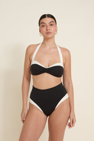 Côte d'Azur Bottom - Black/Ivory PYRATEX®