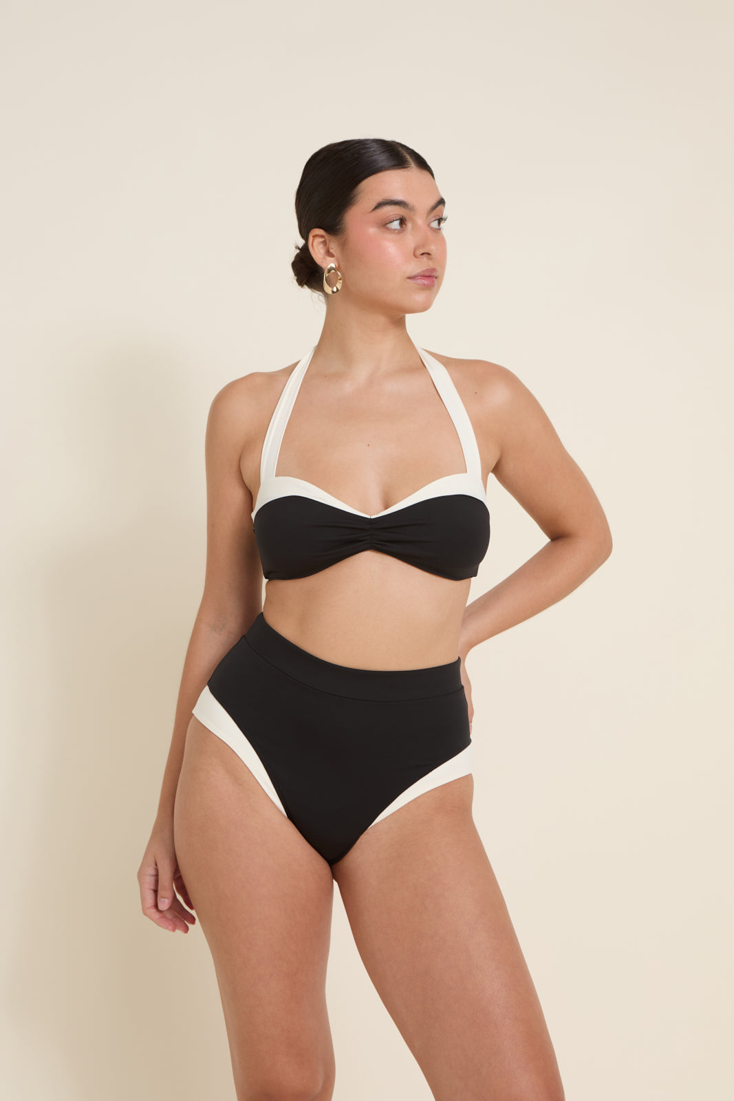 Côte d'Azur Bottom - Black/Ivory PYRATEX®