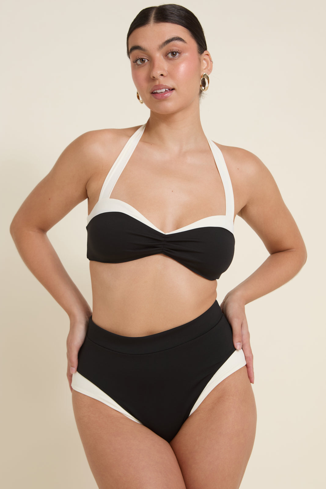 Côte d'Azur Bottom - Black/Ivory PYRATEX®