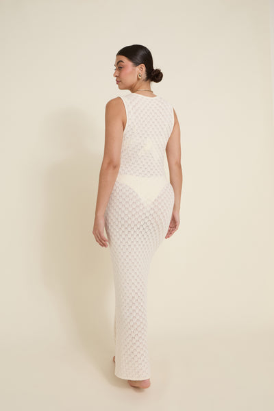 Dominica Dress - Ivory