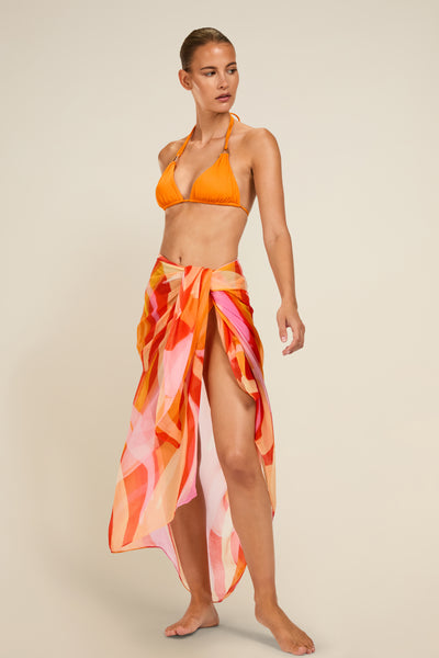 Santorini Sarong - Viva Soleil Print