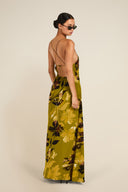 St Tropez Dress - Chartreuse Floral