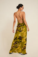 St Tropez Dress - Chartreuse Floral