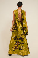 St Tropez Dress - Chartreuse Floral