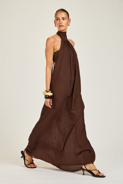 Menorca Dress - Espresso