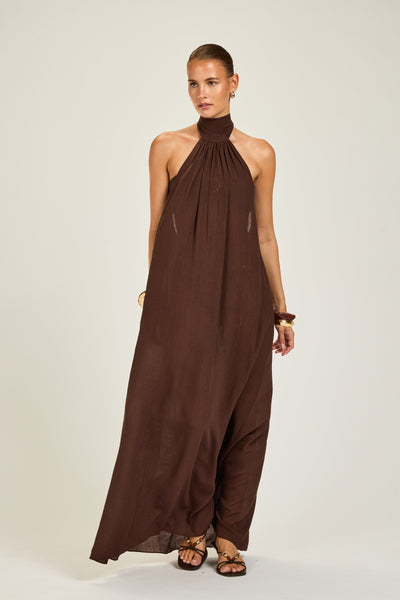 Menorca Dress - Espresso