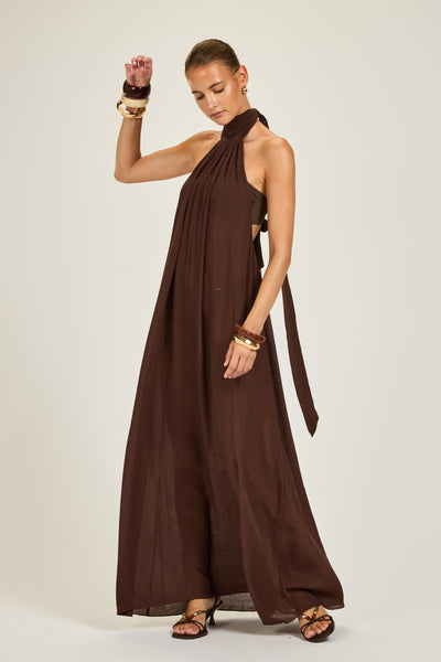 Menorca Dress - Espresso