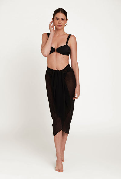 Santorini Sarong - Black