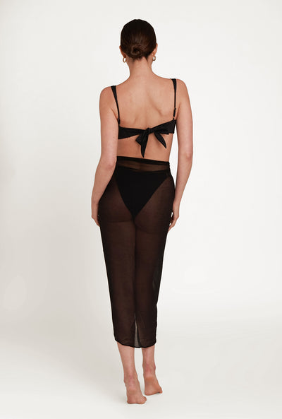 Santorini Sarong - Black