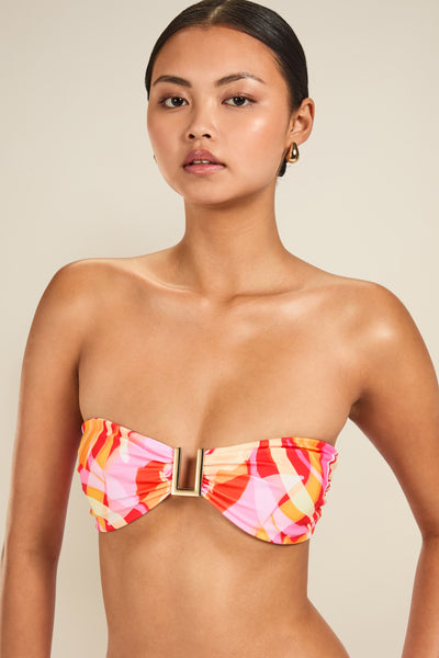 Taormina Top - Viva Soleil Print